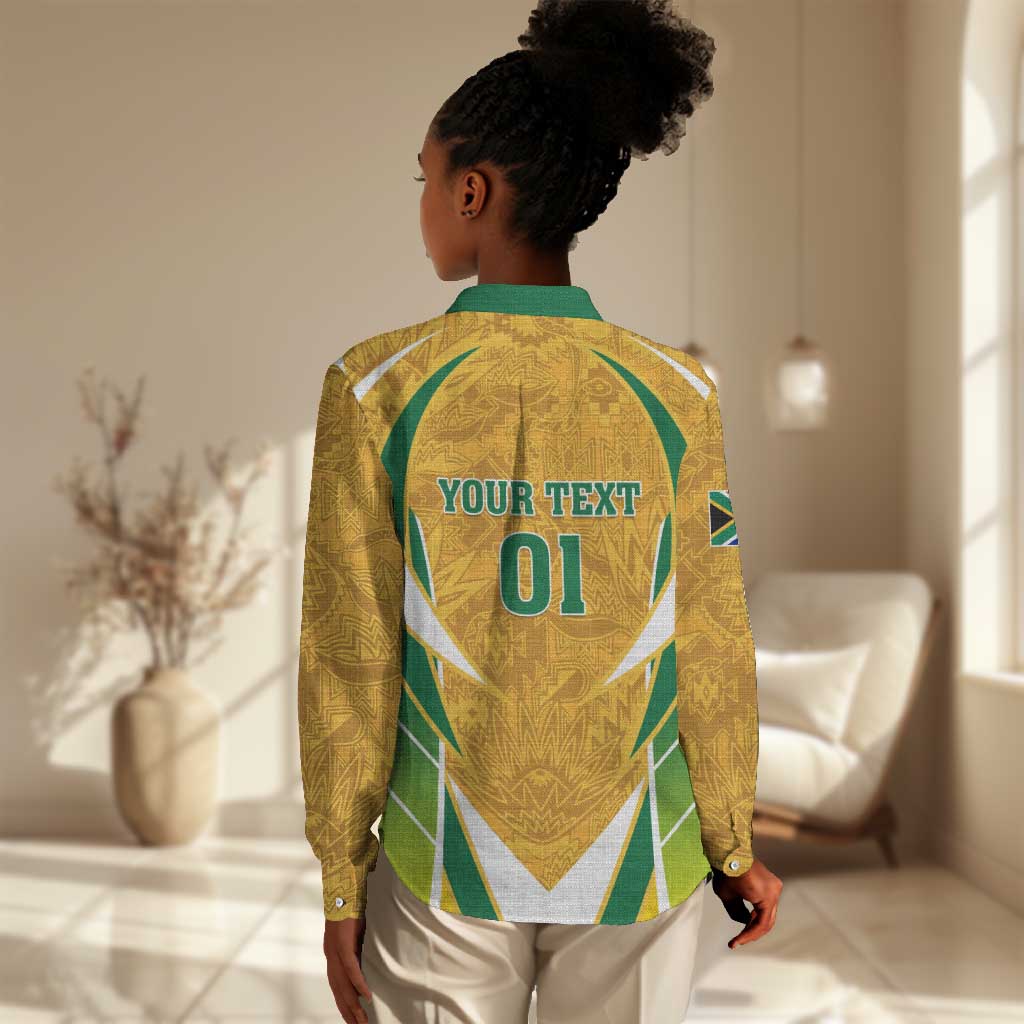 Support Bafana Bafana - South Africa Soccer Women Casual Shirt LT01