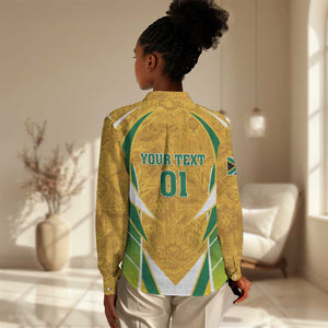 Support Bafana Bafana - South Africa Soccer Women Casual Shirt