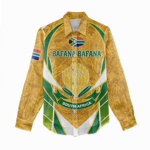 Support Bafana Bafana - South Africa Soccer Women Casual Shirt