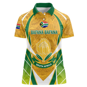 Support Bafana Bafana - South Africa Soccer Women Polo Shirt