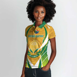 Support Bafana Bafana - South Africa Soccer Women Polo Shirt