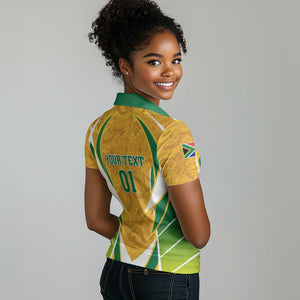 Support Bafana Bafana - South Africa Soccer Women Polo Shirt