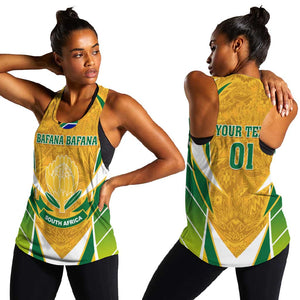 Support Bafana Bafana - South Africa Soccer Women Racerback Tank