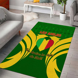 Support Les Aigles Du Mali - Mali Football Area Rug