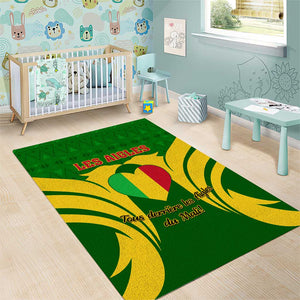 Support Les Aigles Du Mali - Mali Football Area Rug