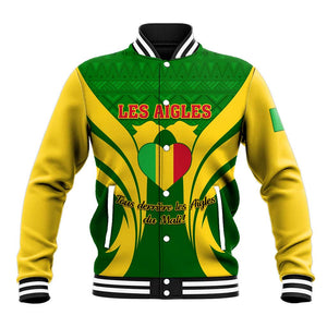 Support Les Aigles Du Mali - Mali Football Baseball Jacket LT01