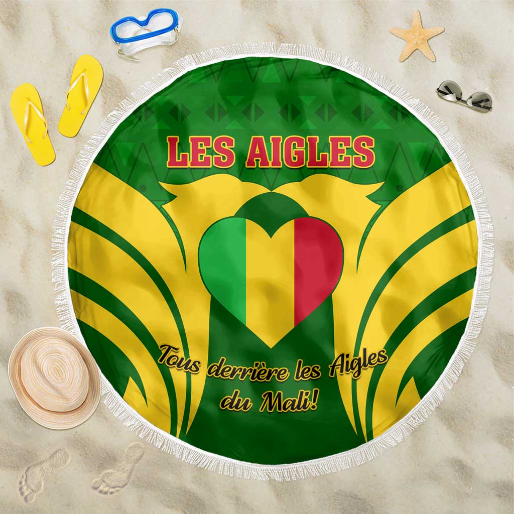 Support Les Aigles Du Mali - Mali Football Beach Blanket