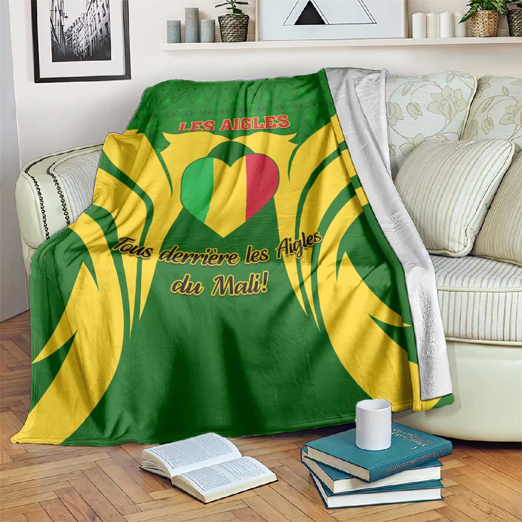 Support Les Aigles Du Mali - Mali Football Blanket