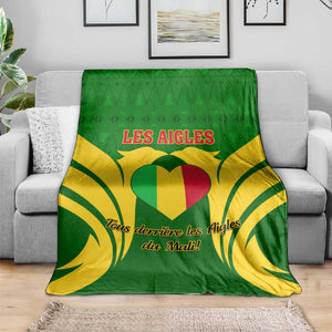 Support Les Aigles Du Mali - Mali Football Blanket