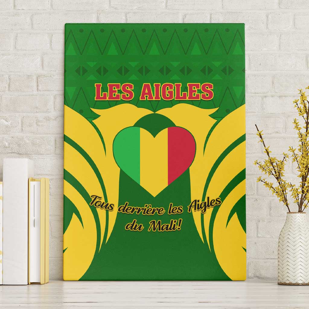 Support Les Aigles Du Mali - Mali Football Canvas Wall Art