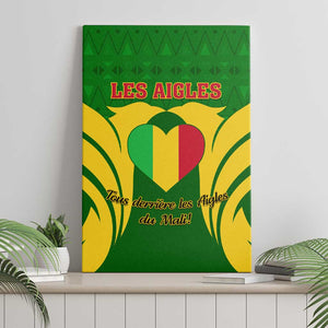 Support Les Aigles Du Mali - Mali Football Canvas Wall Art