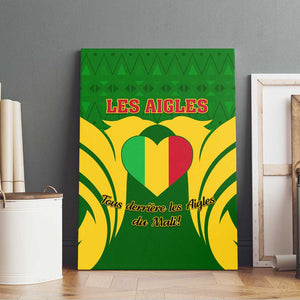 Support Les Aigles Du Mali - Mali Football Canvas Wall Art