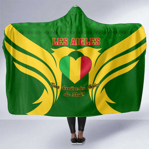 Support Les Aigles Du Mali - Mali Football Hooded Blanket