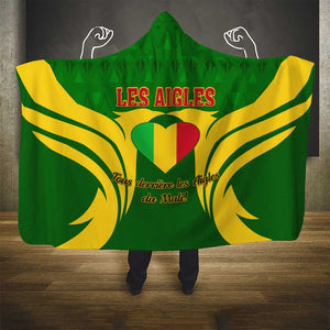 Support Les Aigles Du Mali - Mali Football Hooded Blanket