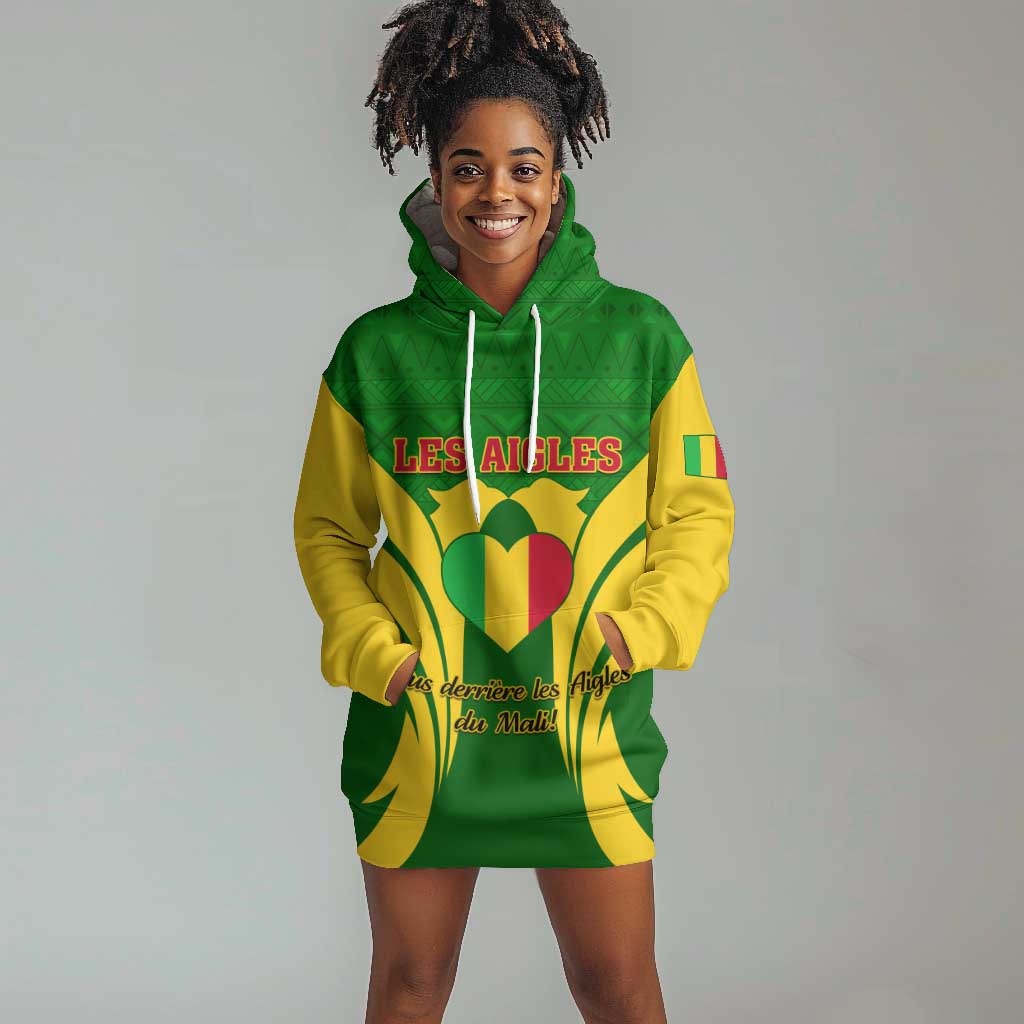 Support Les Aigles Du Mali - Mali Football Hoodie Dress