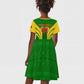 Support Les Aigles Du Mali - Mali Football Kid Short Sleeve Dress