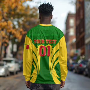 Support Les Aigles Du Mali - Mali Football Long Sleeve Shirt LT01