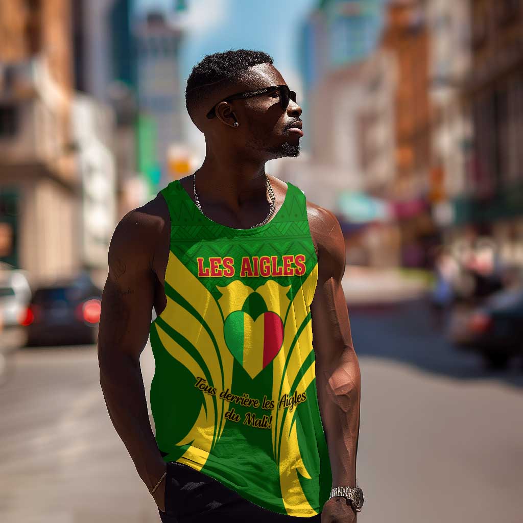 Support Les Aigles Du Mali - Mali Football Men Tank Top