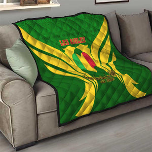 Support Les Aigles Du Mali - Mali Football Quilt