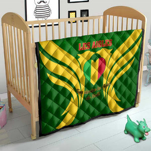 Support Les Aigles Du Mali - Mali Football Quilt