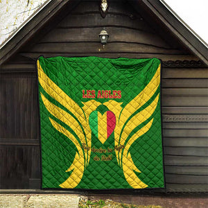 Support Les Aigles Du Mali - Mali Football Quilt