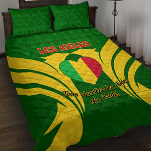 Support Les Aigles Du Mali - Mali Football Quilt Bed Set