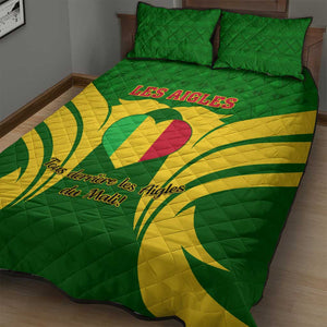 Support Les Aigles Du Mali - Mali Football Quilt Bed Set