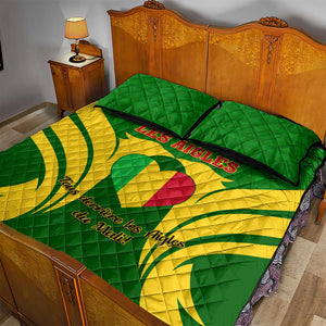 Support Les Aigles Du Mali - Mali Football Quilt Bed Set