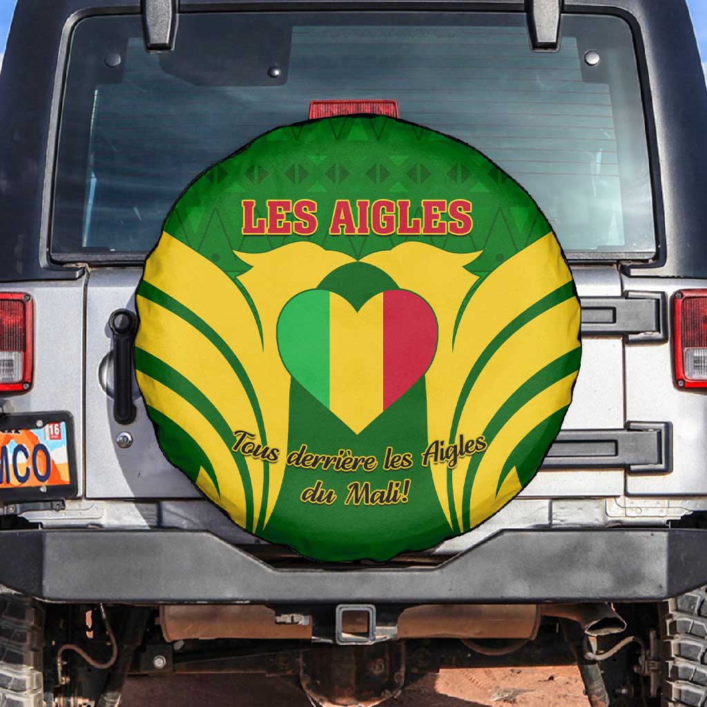 Support Les Aigles Du Mali - Mali Football Spare Tire Cover