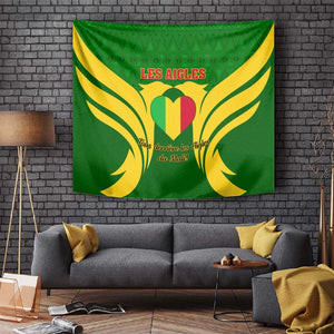 Support Les Aigles Du Mali - Mali Football Tapestry