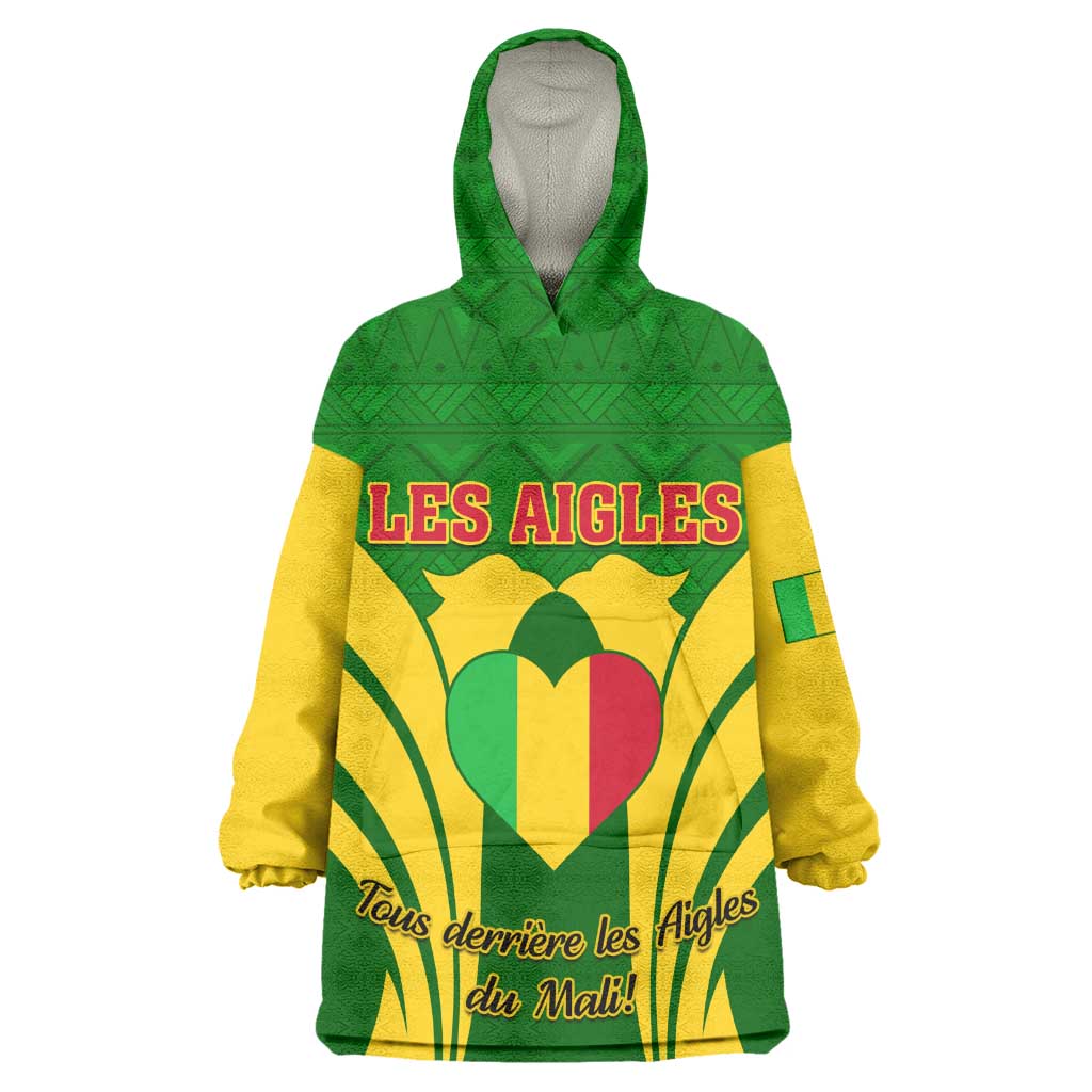 Support Les Aigles Du Mali - Mali Football Wearable Blanket Hoodie