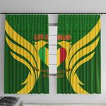 Support Les Aigles Du Mali - Mali Football Window Curtain
