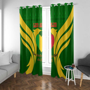 Support Les Aigles Du Mali - Mali Football Window Curtain