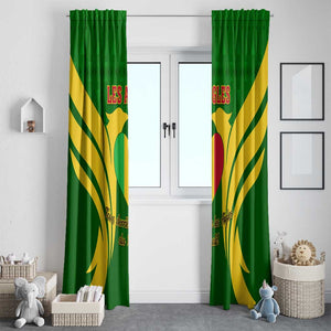 Support Les Aigles Du Mali - Mali Football Window Curtain