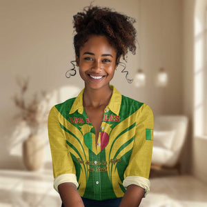 Support Les Aigles Du Mali - Mali Football Women Casual Shirt