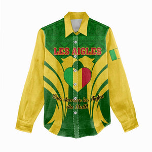 Support Les Aigles Du Mali - Mali Football Women Casual Shirt