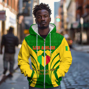 Support Les Aigles Du Mali - Mali Football Zip Hoodie