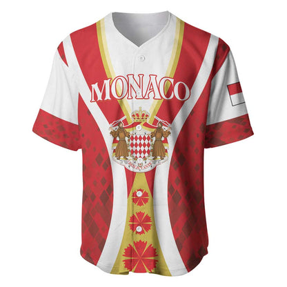 Personalized Monaco Baseball Jersey Deo Juvante Sporty Style