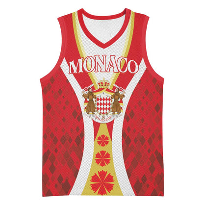 Personalized Monaco Basketball Jersey Deo Juvante Sporty Style LT01