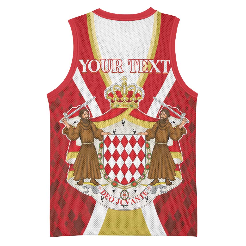 Personalized Monaco Basketball Jersey Deo Juvante Sporty Style LT01