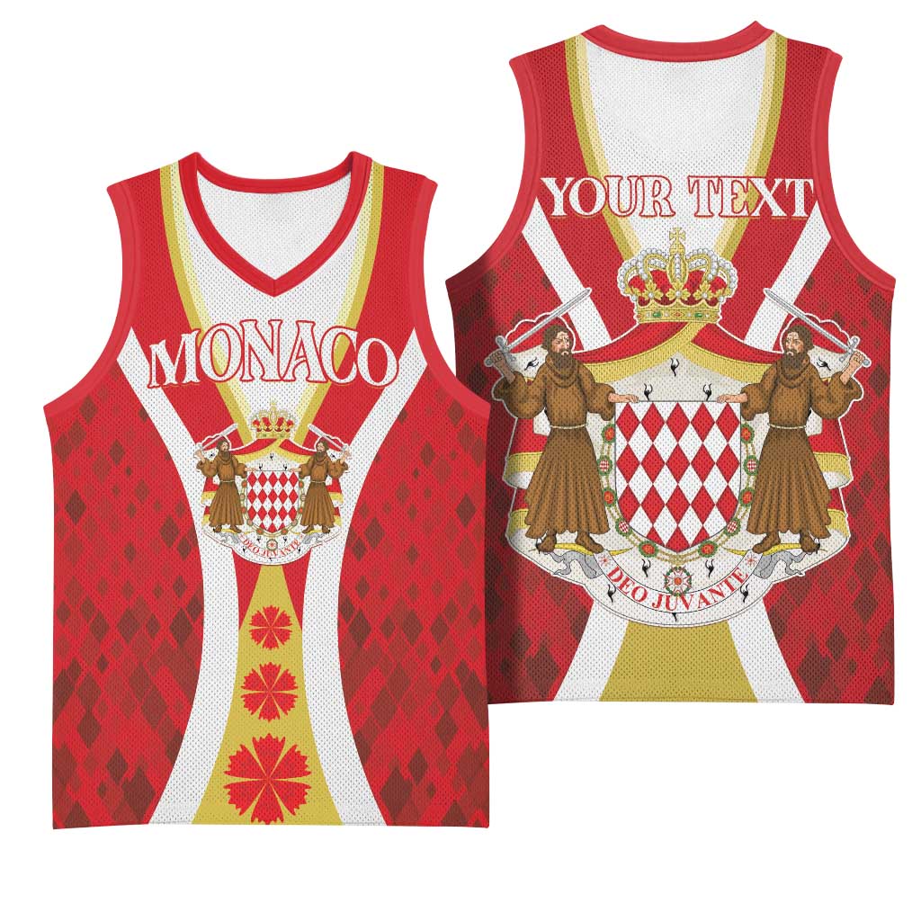 Personalized Monaco Basketball Jersey Deo Juvante Sporty Style LT01