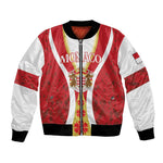 Personalized Monaco Bomber Jacket Deo Juvante Sporty Style