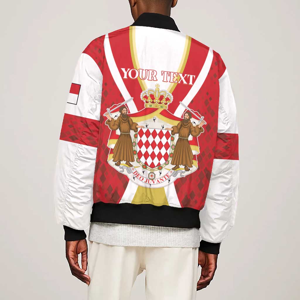 Personalized Monaco Bomber Jacket Deo Juvante Sporty Style