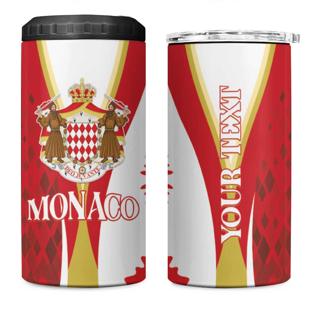 Personalized Monaco 4 in 1 Can Cooler Tumbler Deo Juvante Sporty Style