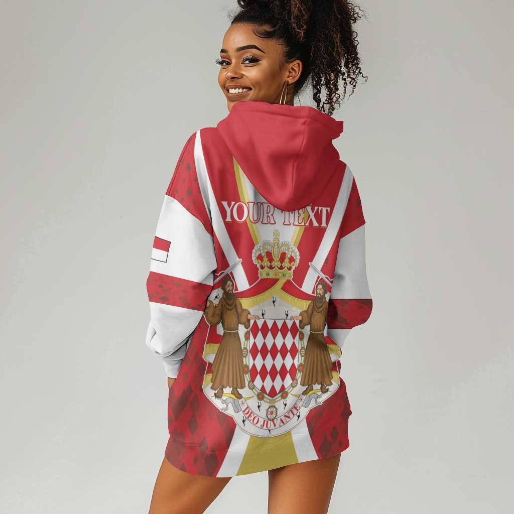 Personalized Monaco Hoodie Dress Deo Juvante Sporty Style