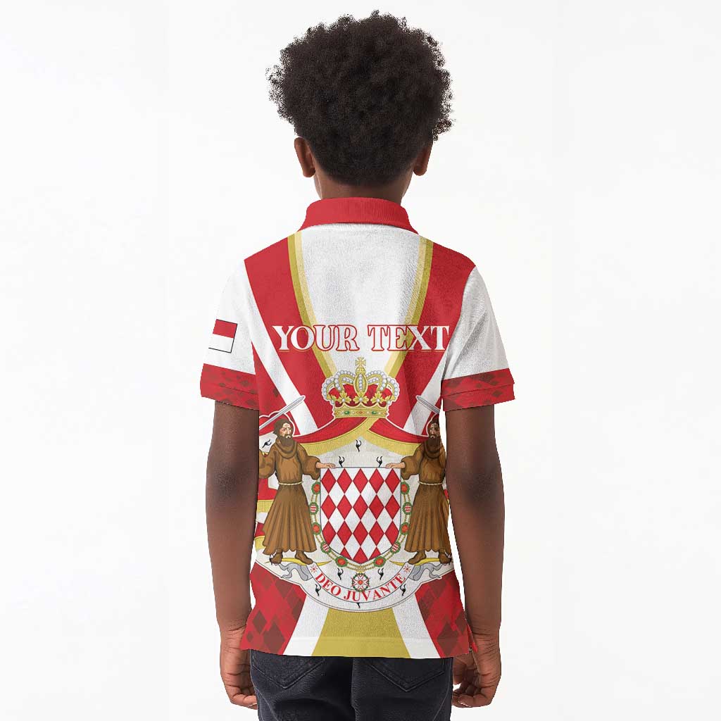 Personalized Monaco Kid Polo Shirt Deo Juvante Sporty Style