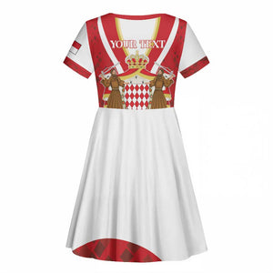 Personalized Monaco Kid Short Sleeve Dress Deo Juvante Sporty Style