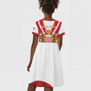 Personalized Monaco Kid Short Sleeve Dress Deo Juvante Sporty Style