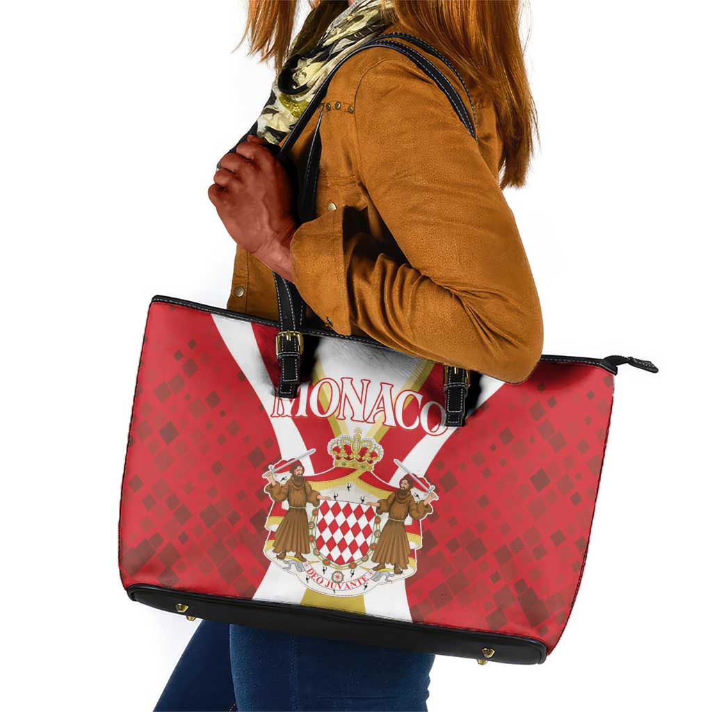 Monaco Leather Tote Bag Deo Juvante Sporty Style