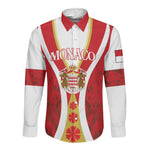 Personalized Monaco Long Sleeve Button Shirt Deo Juvante Sporty Style